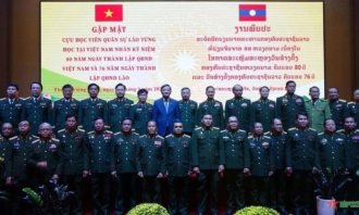 Reunion held in Vientiane for former Lao military students in Vietnam 